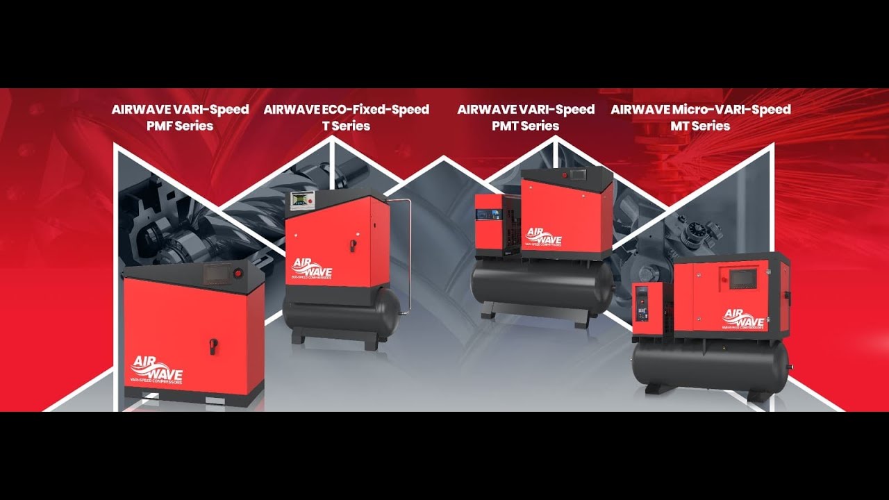 Airwave Air Compressors Range, Fixed or Variable Speed
