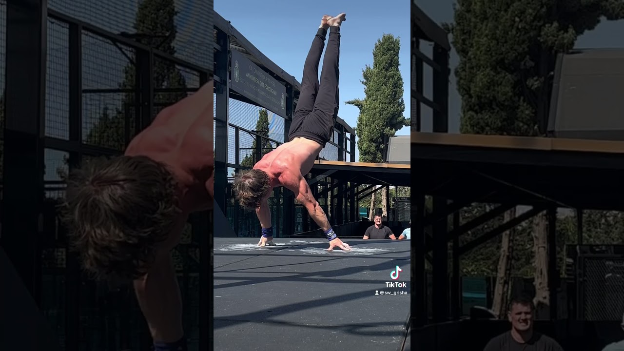 Breaking gravity rules at the gym/Part2 #calisthenics #gym #motivation #sports #planche #handstand
