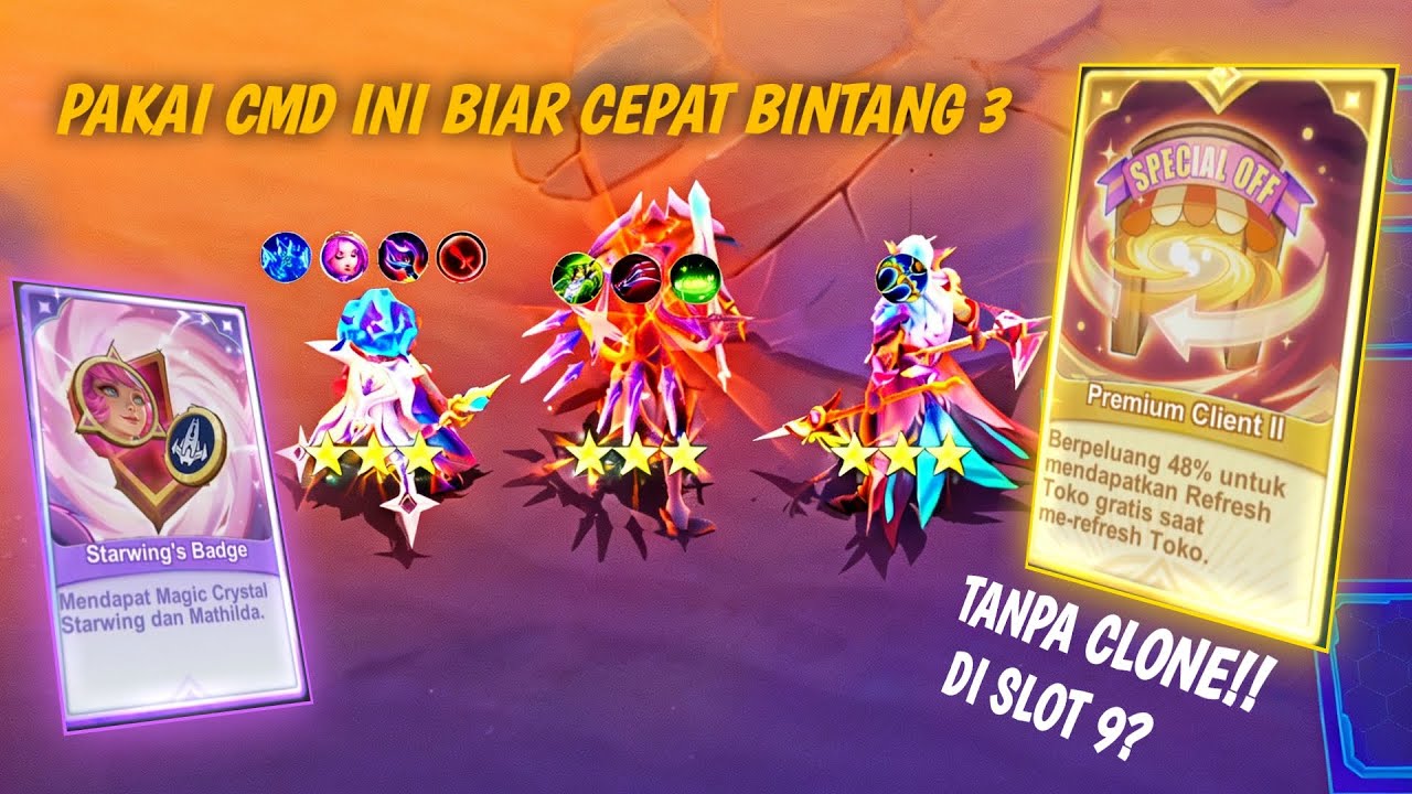 CMD TER OP !! PLUS DAPAT PC ? AUTO B3 HERO LAGENDS - MAGIC CHESS GOGO