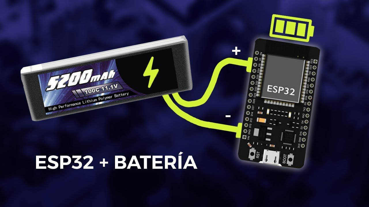 ¡ESP32 con BATERIA LiPo! La Guía Definitiva