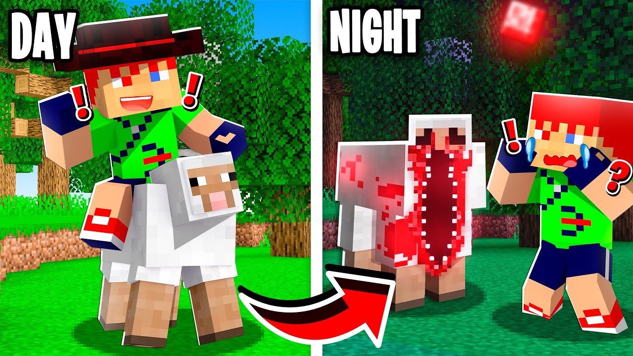 Minecraft, mas OS MOBS SÃO AMALDIÇOADOS A NOITE...