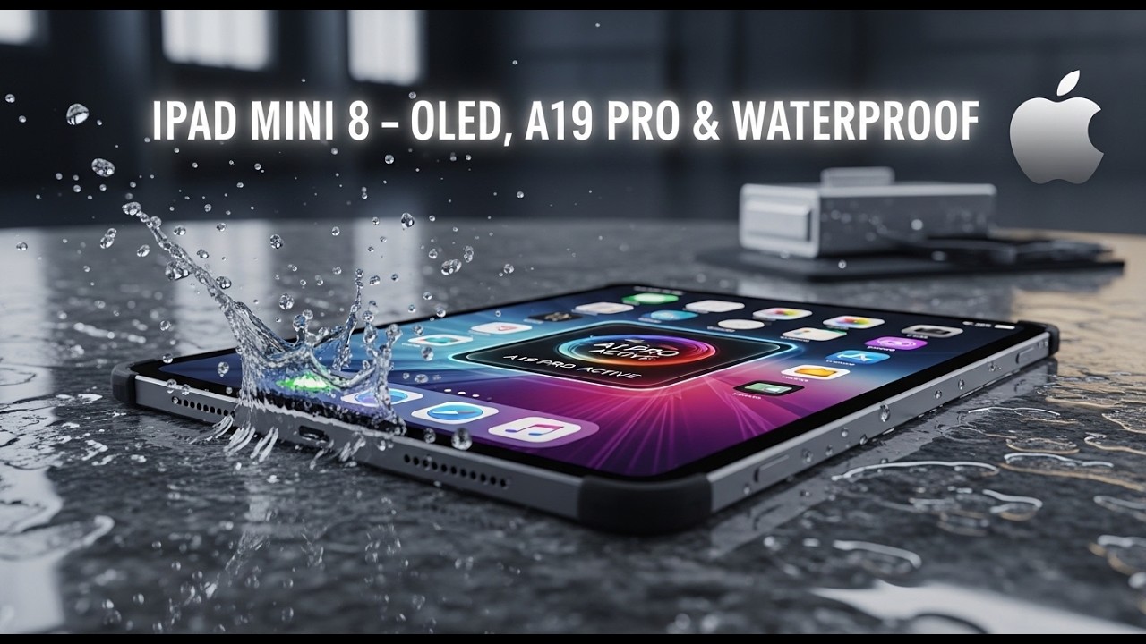 iPad Mini 8 &mdash; наконец-то это случилось! (OLED, процессор A19 Pro и водонепроницаемый)