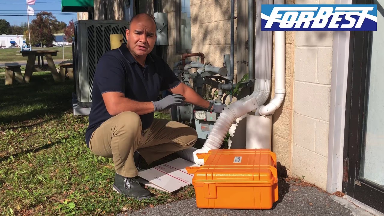 Real operation demo: Forbest 4188 sewer inspection camera