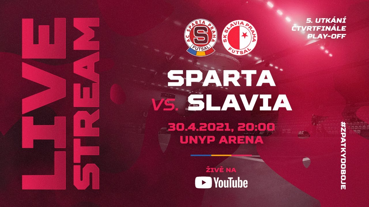 1. FUTSAL liga - 5. zápas čtvrtfinále | AC Sparta Praha vs. SK Slavia Praha