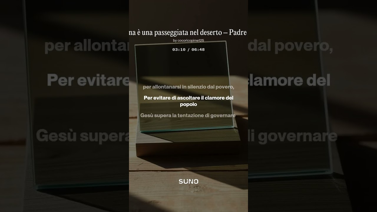 La Quaresima è una passeggiata nel deserto – Padre Pime Songs