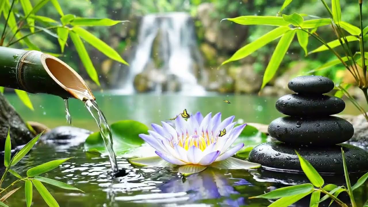 Relaxing Music Relieves Stress, Anxiety and Depression - Soothing Piano and Water Sound, Calm Music
