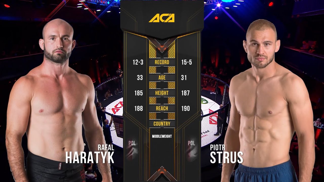 Рафал Харатык vs. Петр Штрус | Rafal Haratyk vs. Piotr Strus | ACA 109 - Lodz