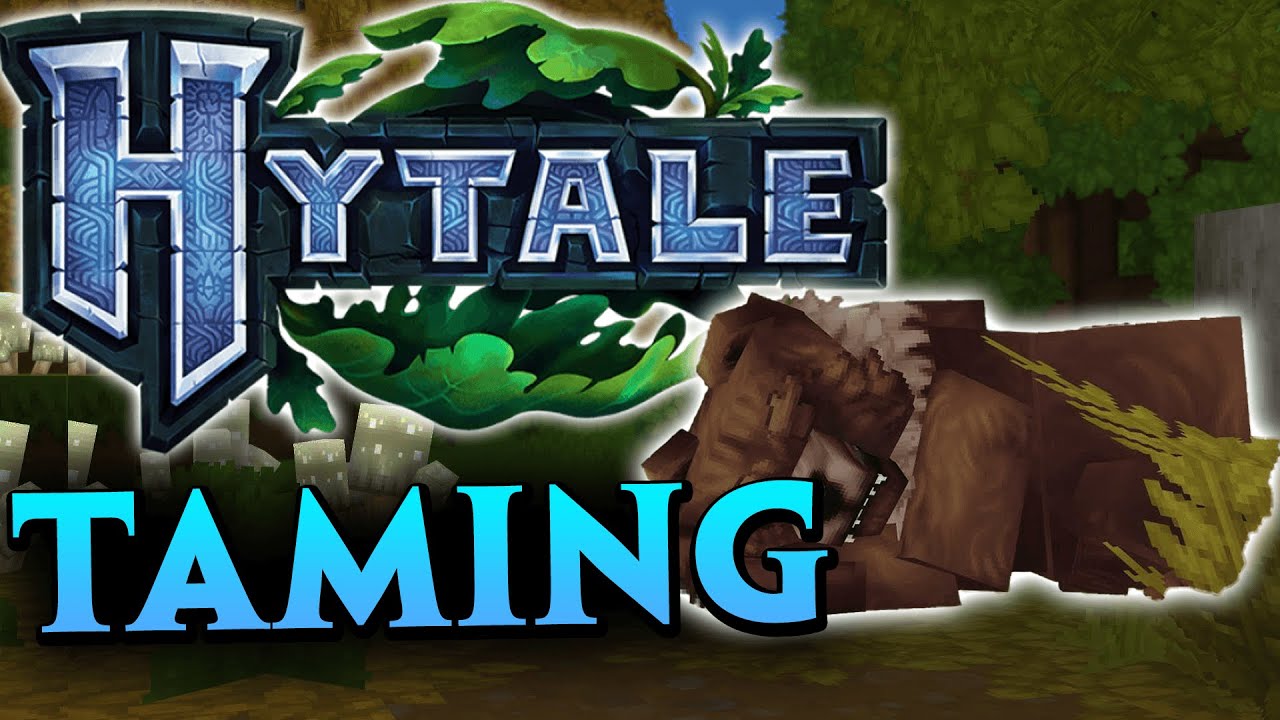HYTALE Taming and Domestication || HYTALE taming gameplay & speculation!!