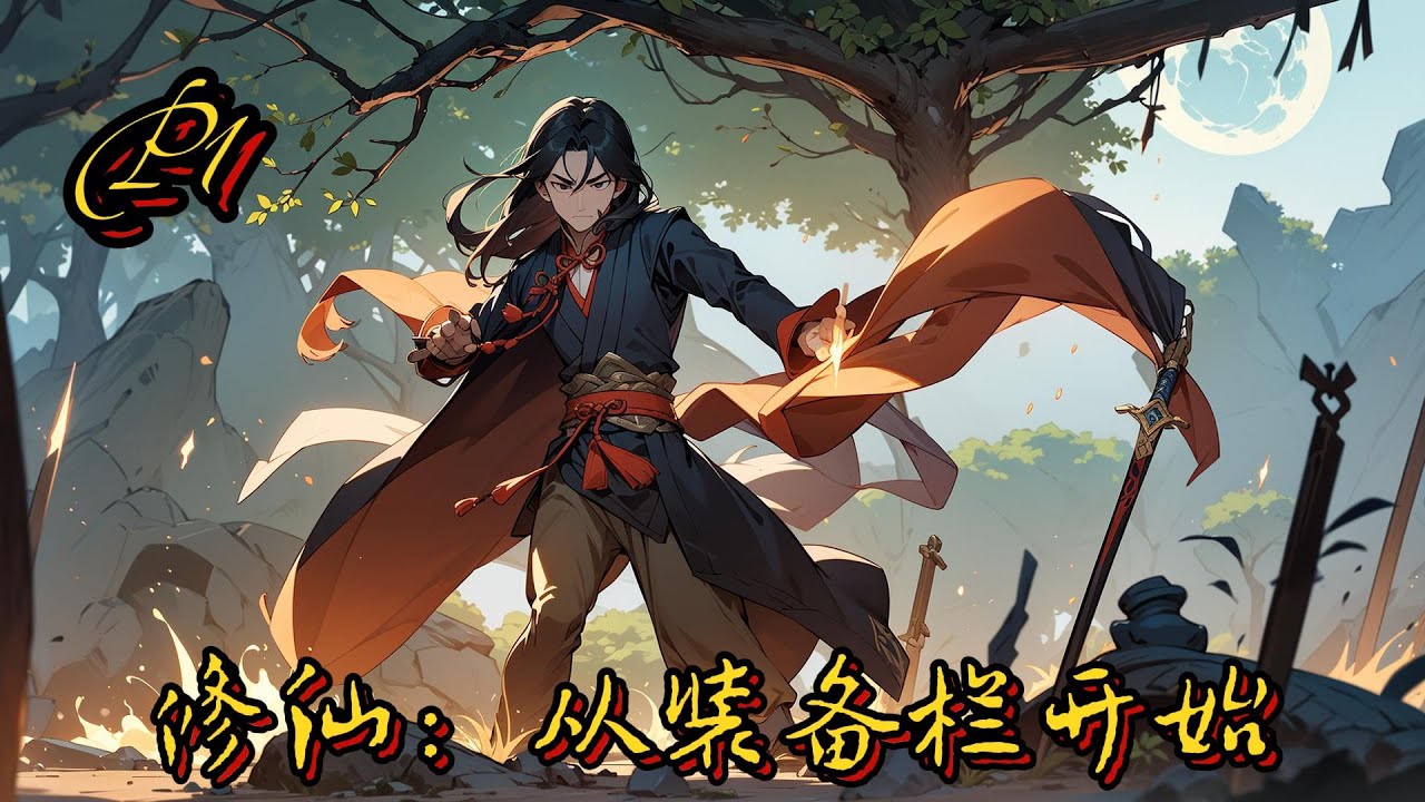 🍂【修仙：從裝備欄開始】P1 丹藥，修仙界！丁言穿越修仙界，本是一微末散修，意外覺醒裝備欄面板。裝備【烏金爐】：煉製五種靈丹成功率+30%#種田 #玄幻小說 #ai漫画 #修仙 #穿越 #凡人流