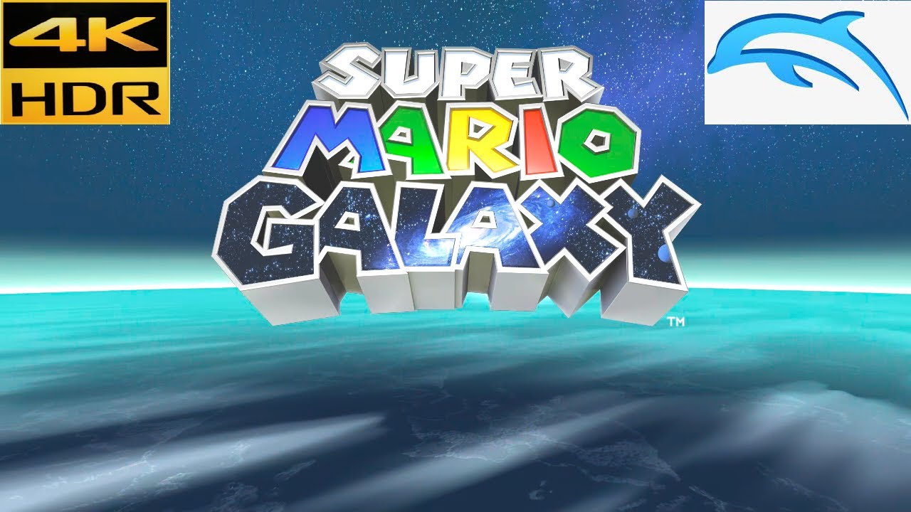 Super Mario Galaxy (Dolphin 4K Auto HDR) Mario Playthrough All Power Stars