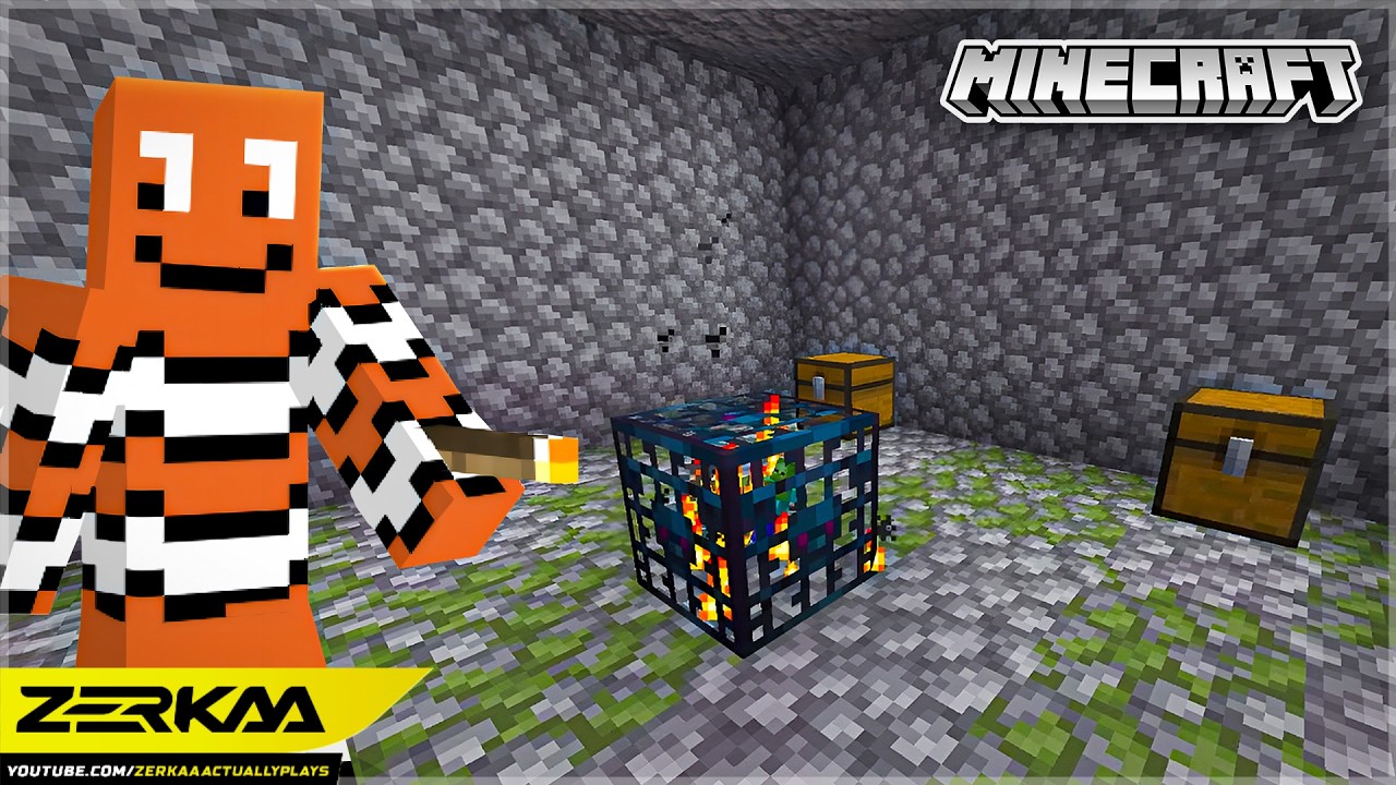 WE FOUND A MOB SPAWNER! (Expanding Border Minecraft #9)