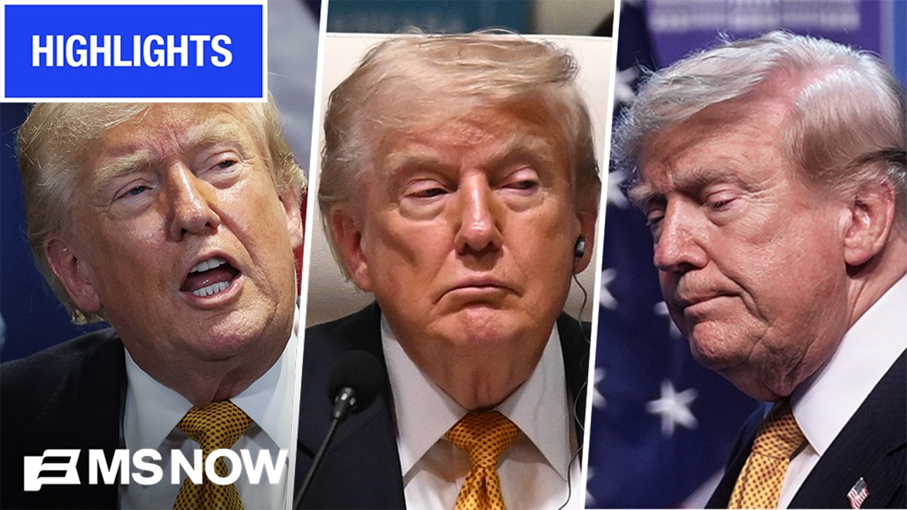 Insulting allies, plane swap, Iran ceasefire: Trump's frenzied NATO summit visit | MS NOW Highlights