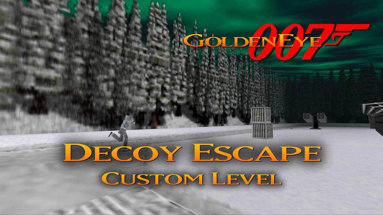 GoldenEye 007 N64 - Decoy Escape - 00 Agent (Custom level)