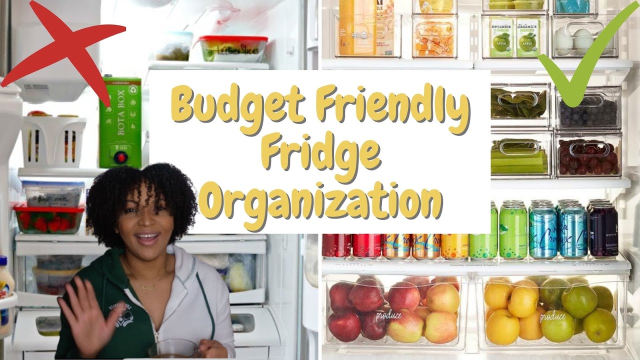 BUDGET FRIENDLY FRIDGE ORGANIZATION | Satisfying Clean, Declutter and Organize with Me