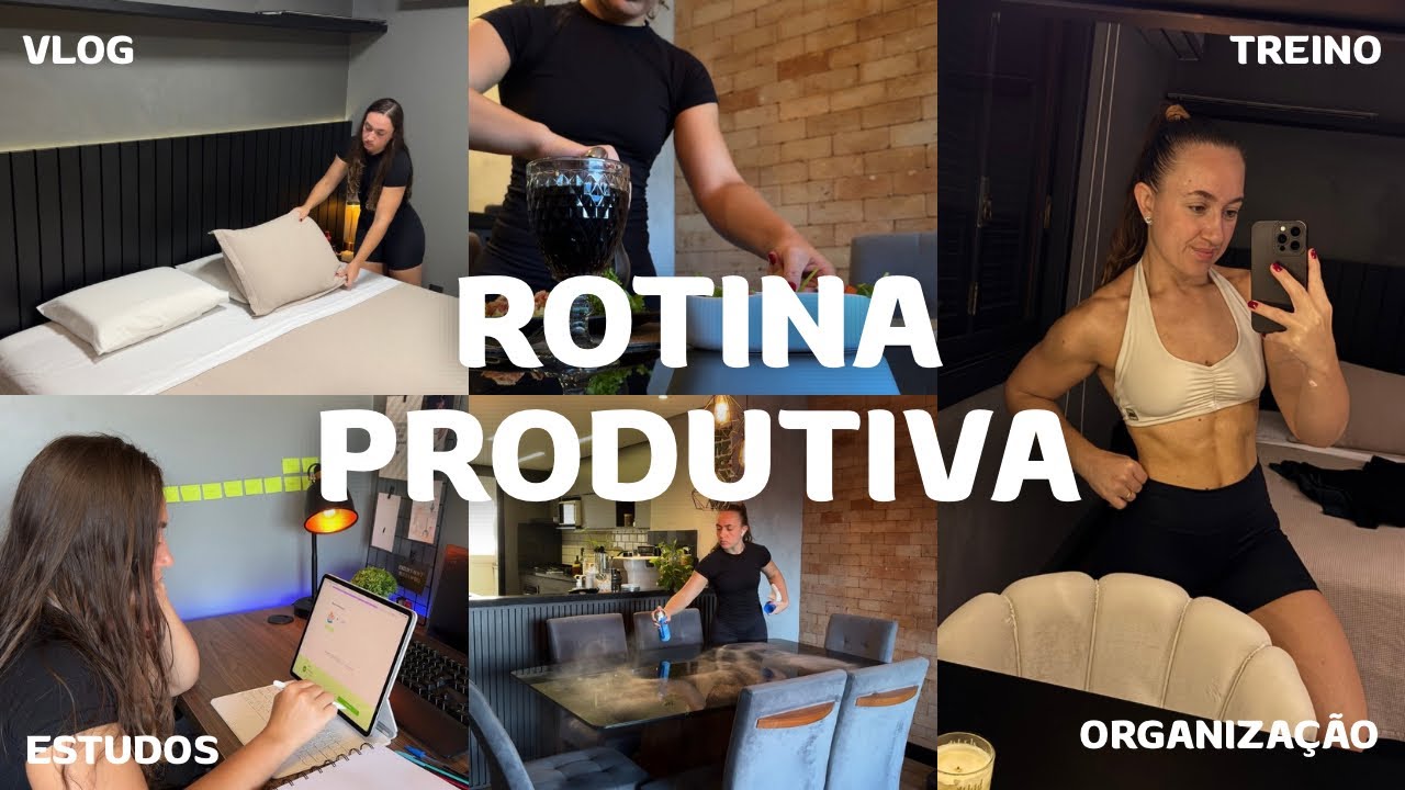 ROTINA PRODUTIVA NA VIDA REAL | trabalho clt, treino e estudos de inglês