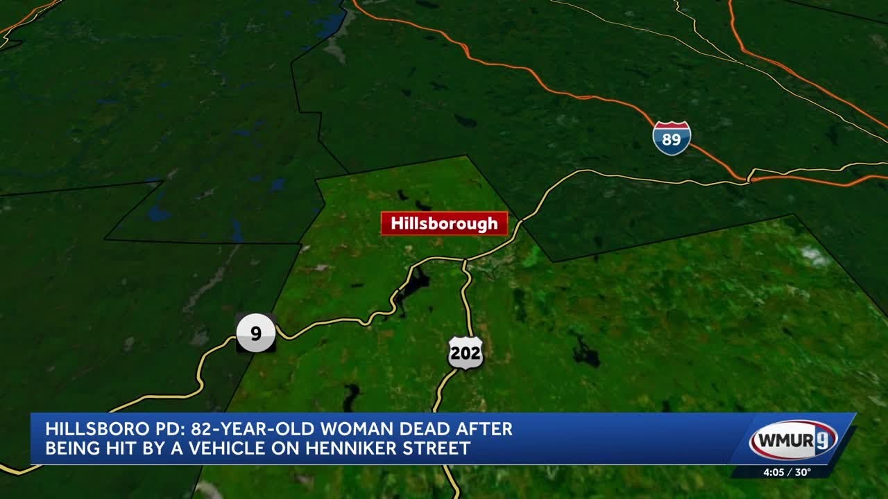 82-year-old woman dead after being hit by a vehicle in Hillsborough, police say