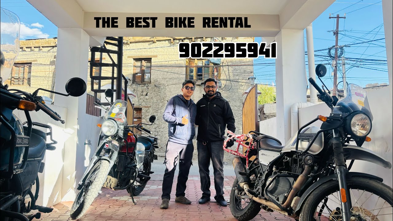 Best bike for rent in Leh (Himalaya 411)/ Bike on Rent with all riding gears