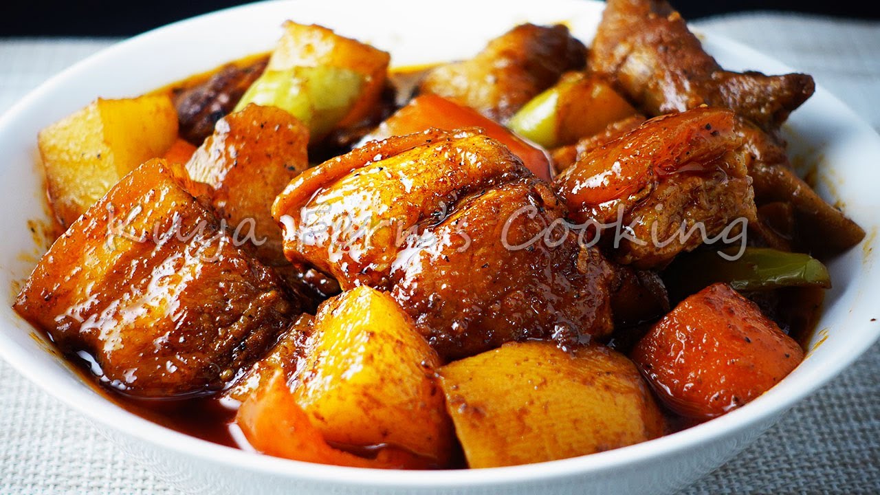 ANG SARAP PALA NG GANITONG PAGKAKALUTO SA BABOY! MAPAPAKAIN KA TALAGA SA SARAP NITONG PORK MECHADO!!