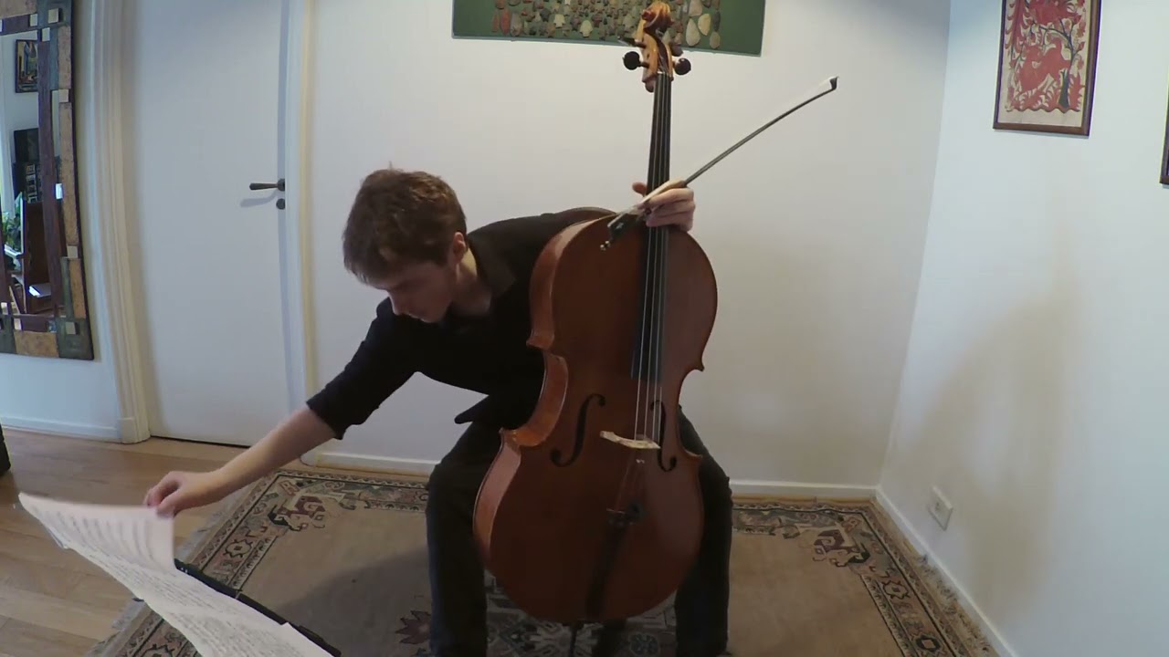 Lucas Brass - Hindemith Solo cello Sonata Op. 25 Nº 3