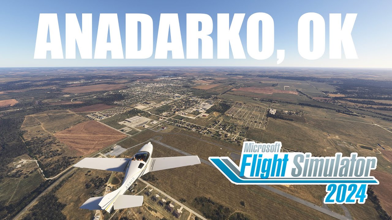 Flying Around Anadarko, OK / 12.30.25 / Microsoft Flight Simulator