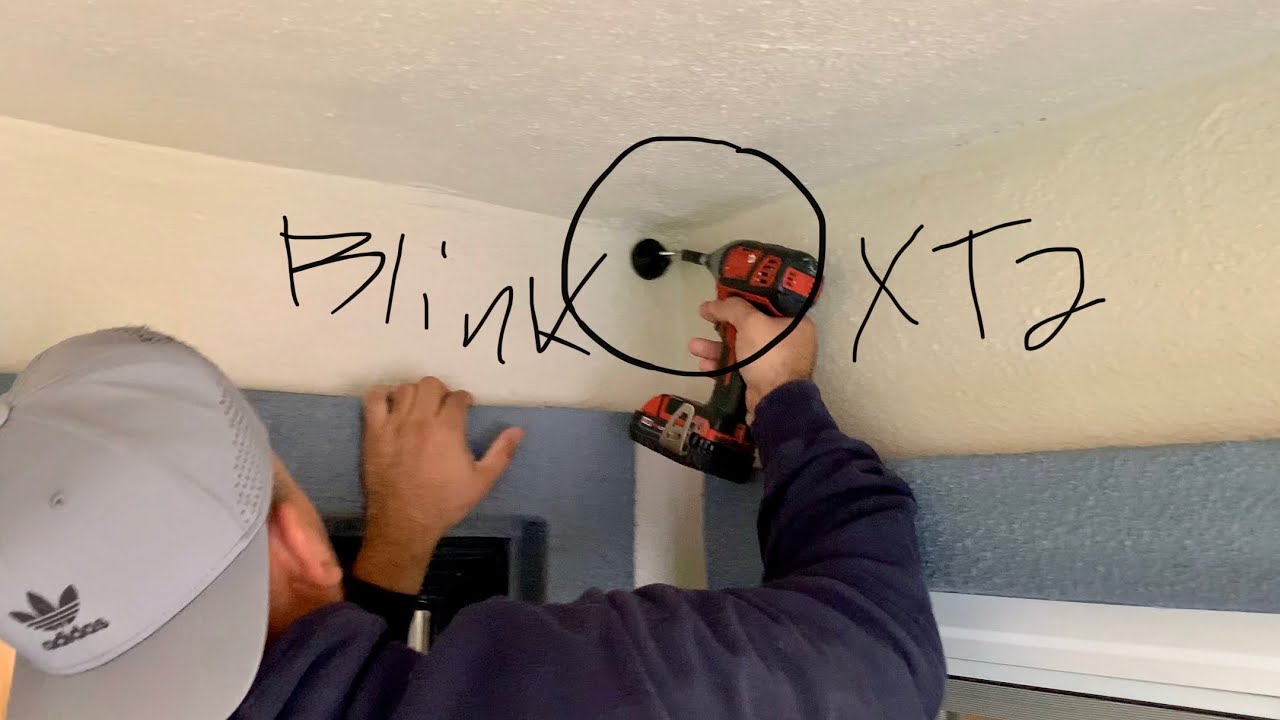 How to install blink XT2 cameras on stucco walls