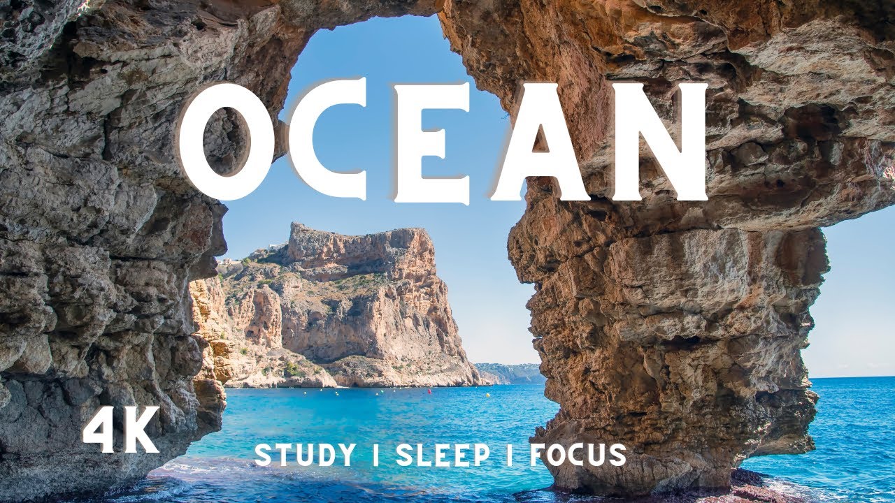 Study Music for Deep Focus & Concentration | 4K Ocean (30 Minutes) ⭐