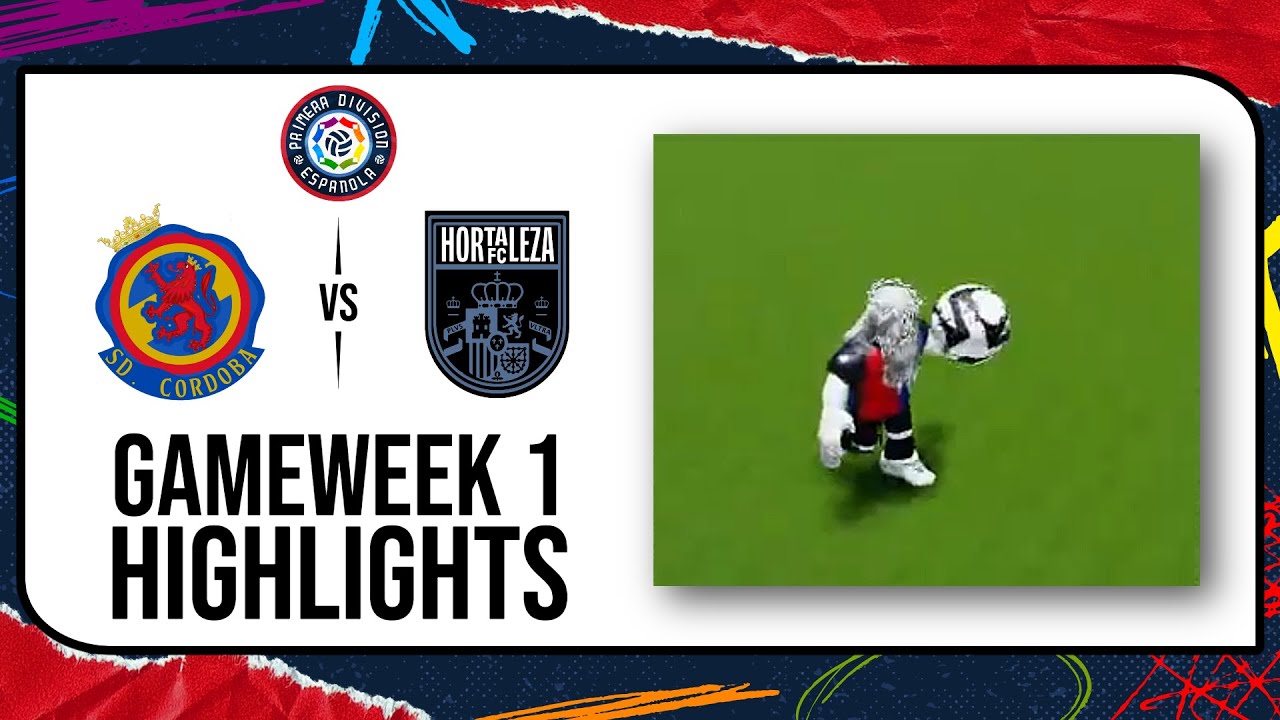S.D. C&oacute;rdoba vs Hortaleza F.C. | RFL S1 - Primera Division Espa&ntilde;ola [GW1]