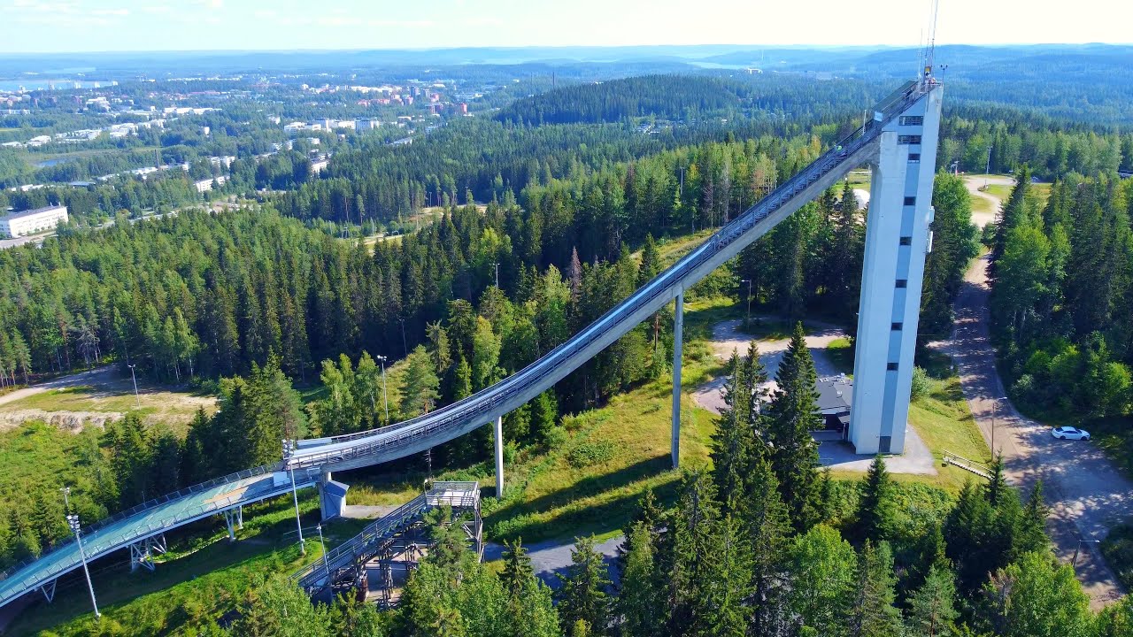 DJI Mini 2 | Finland, Jyväskylä, Ski Jumping Hill (Matti Nykänen)