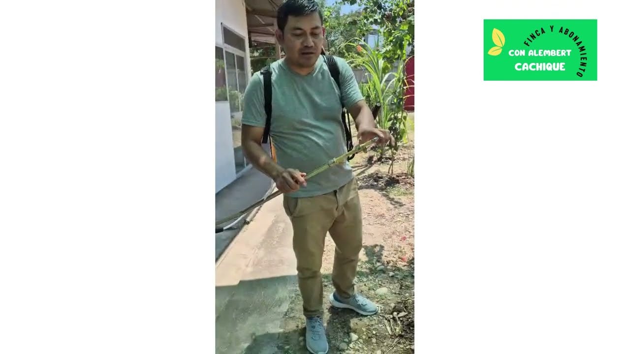 La alternativa para aplicar fertilización líquida cuando no contamos con fertirriego.