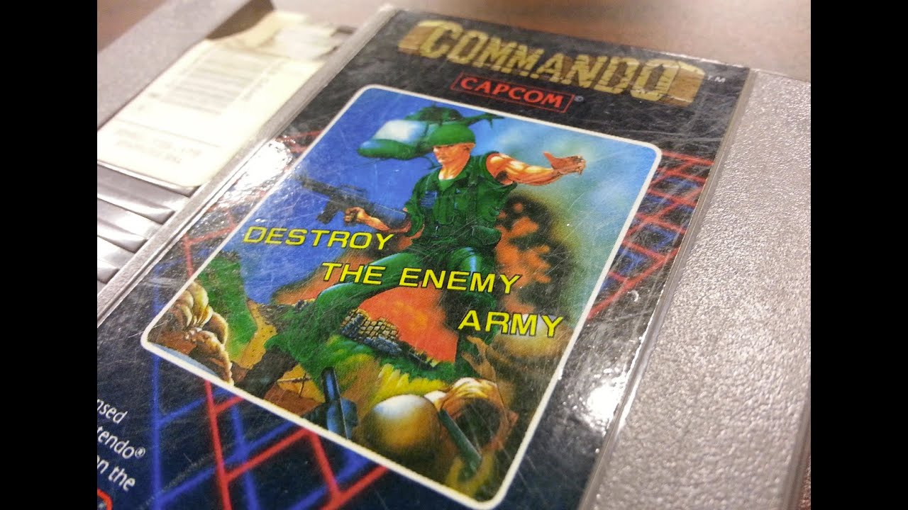 Classic Game Room - COMMANDO review for NES