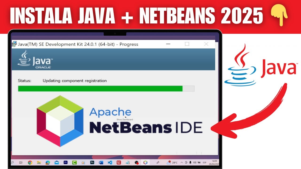 C&oacute;mo descargar e instalar Java JDK 24 y Apache NetBeans IDE 27 &Uacute;ltima versi&oacute;n [Gu&iacute;a completa]