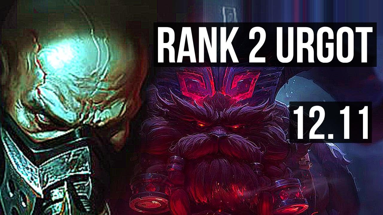 URGOT vs ORNN (TOP) | Rank 2 Urgot, 700+ games, 1.2M mastery, Legendary | NA Challenger | 12.11