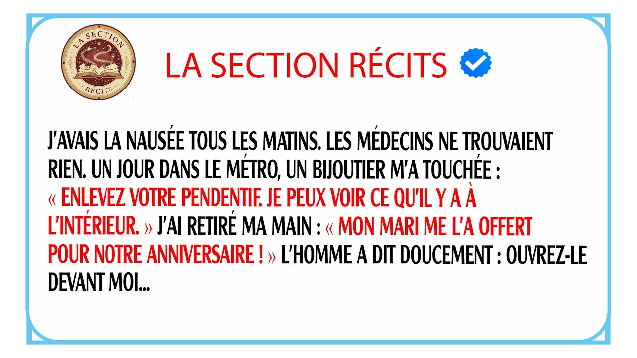 Le bijoutier a crié Enlevez-le en voyant mon pendentif : la vérité sur mon mari m'a glacé le sang