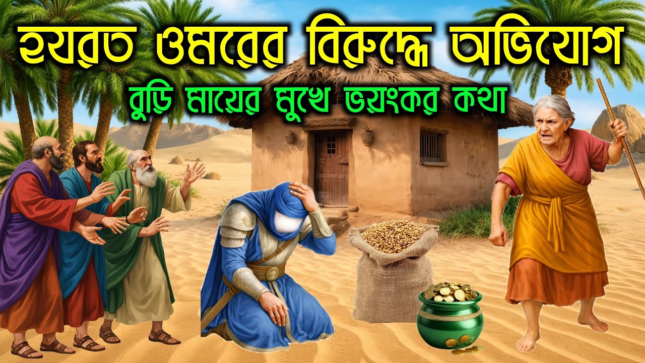 এই বৃদ্ধা মায়ের কথায় কেঁদে ফেলেছিলেন হযরত ওমর (রাঃ) | ওমর রাঃ এর জীবনী |ইসলামিক বিস্ময়কর সত্য ঘটনা