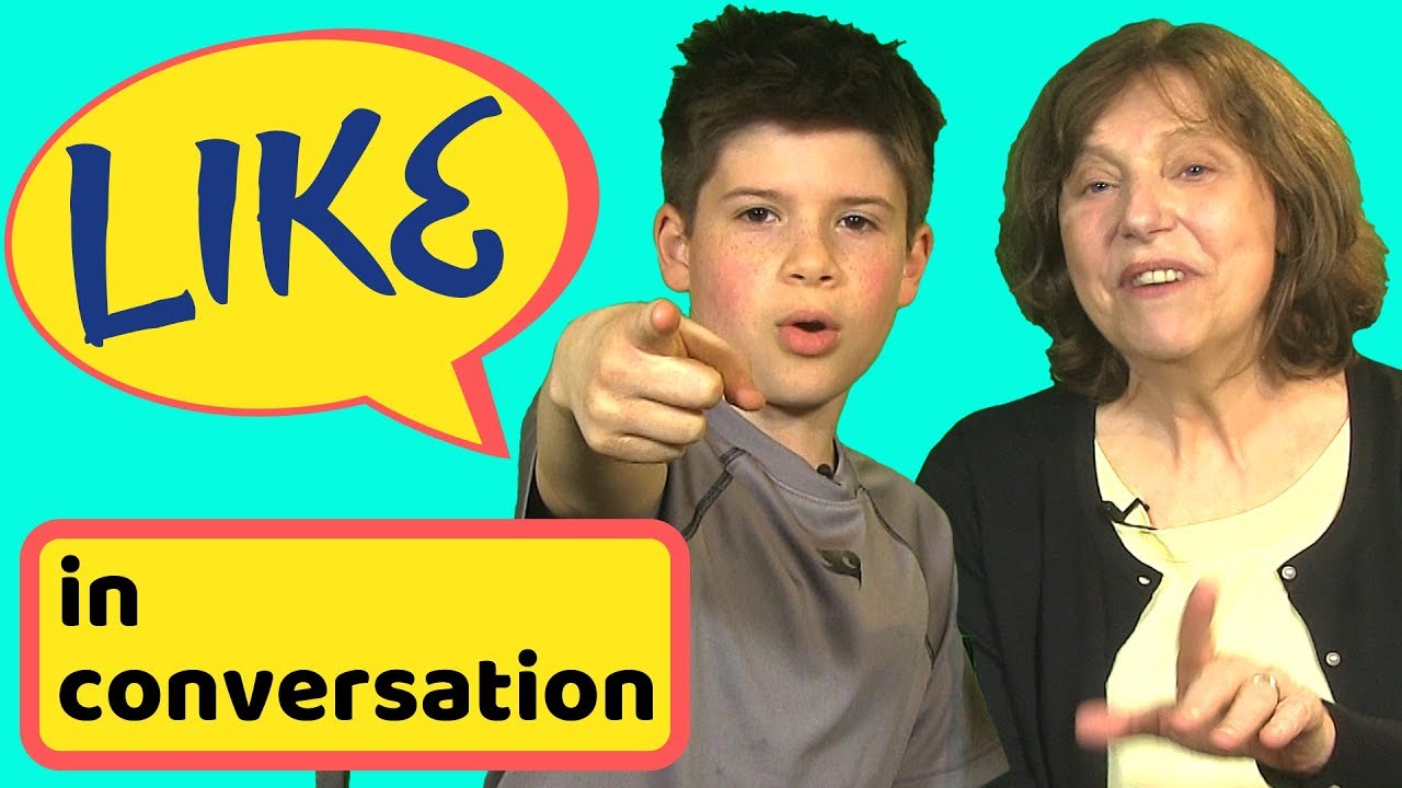 The word 'like' in conversation. It's like 🤩!