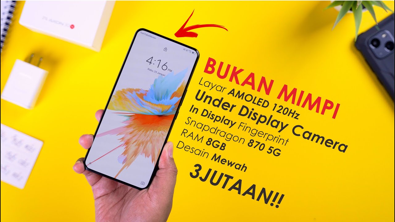 Bukan Mimpi!! 3Jutaan Snapdragon 870 Kamera Under Display