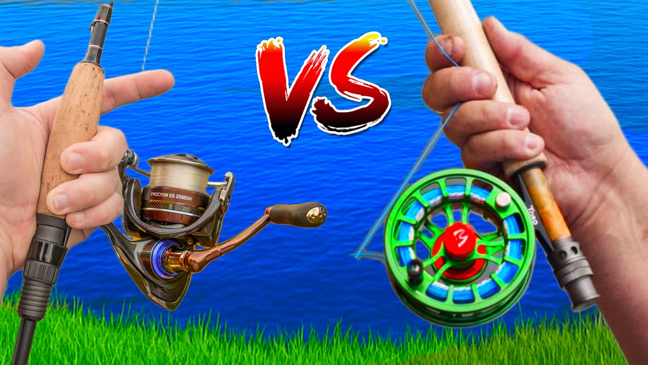 Regular VS Fly Fishing Challenge!!