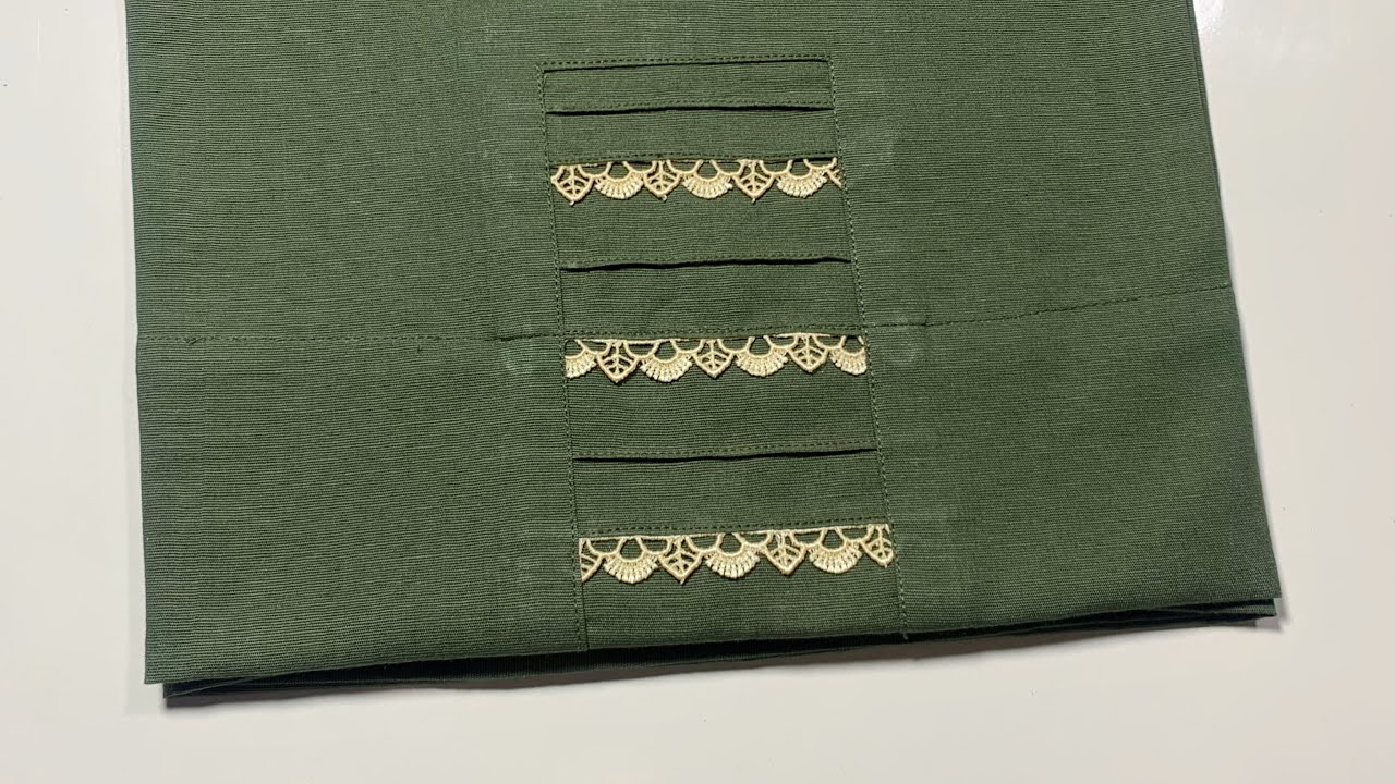 Trouser design cutting and stitching | pintex trouser design 