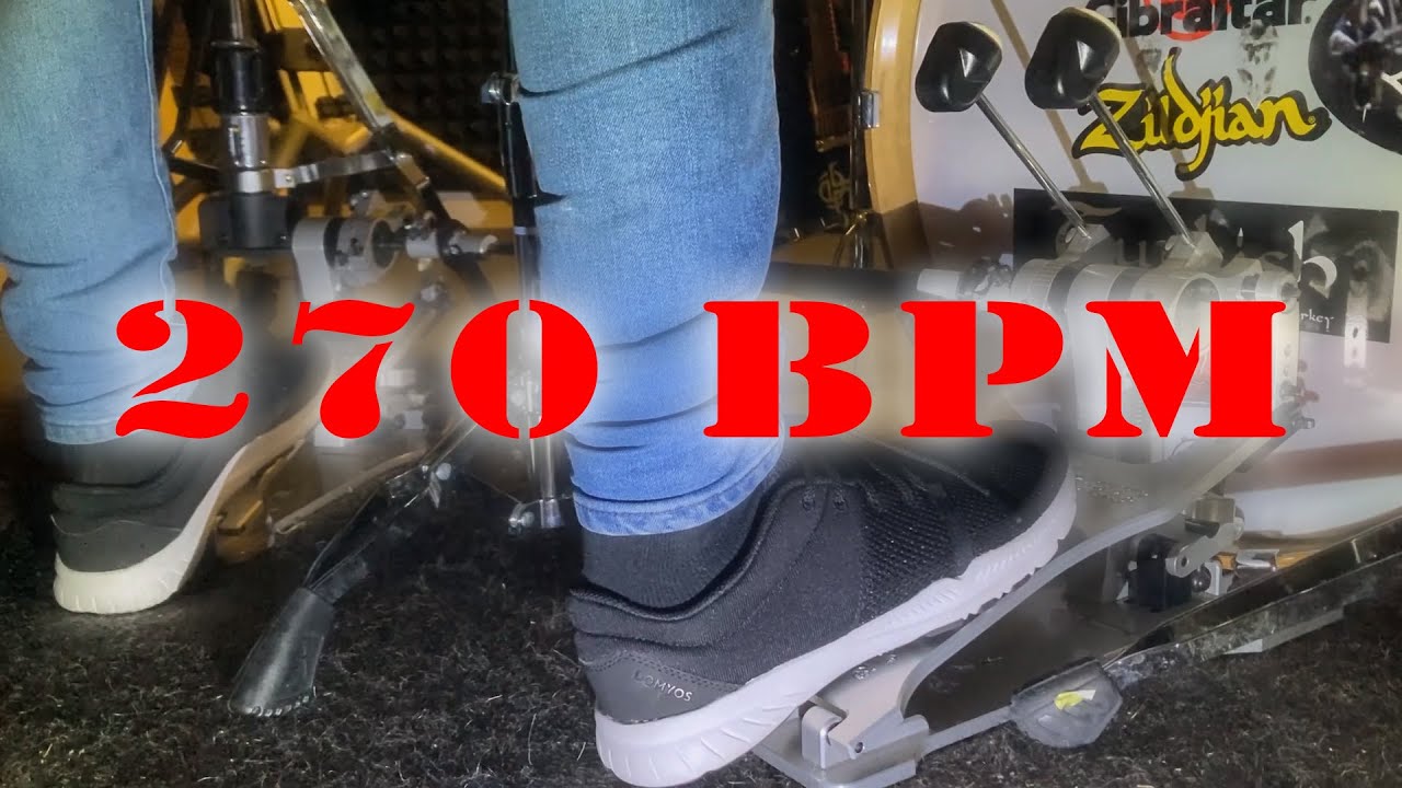 200 to 270 BPM Double Bass (no trigger)