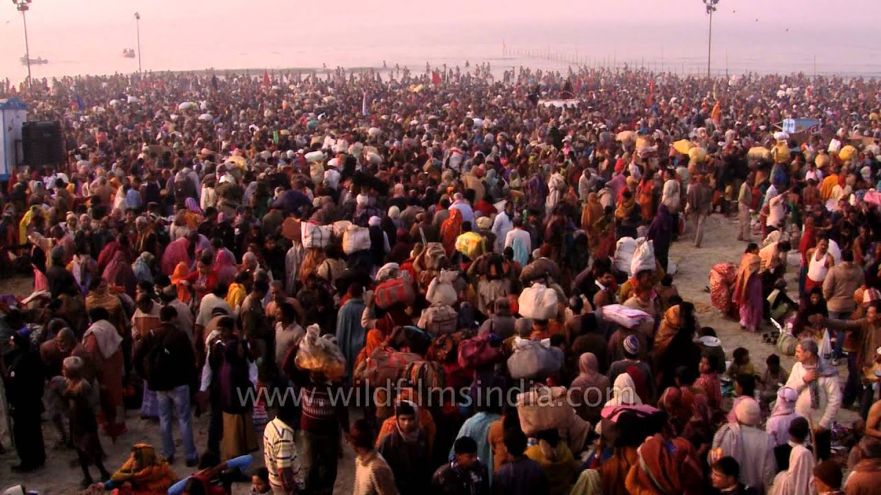 Gangasagar mela  - The second largest religious gathering in India