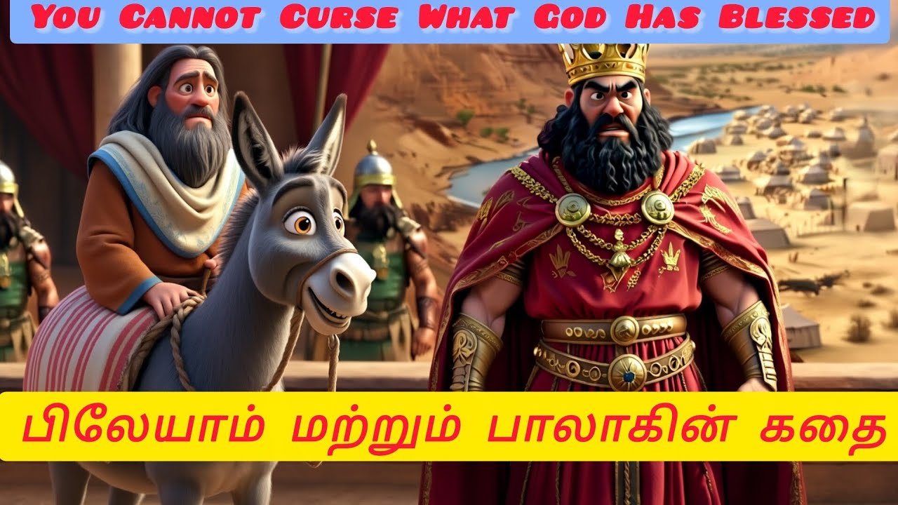 Balaam & Balak – Bible Story in Tamil பிலேயாம் & பாலாக் – தடுக்க முடியாத தீர்க்கதரிசன தமிழ்  கதை