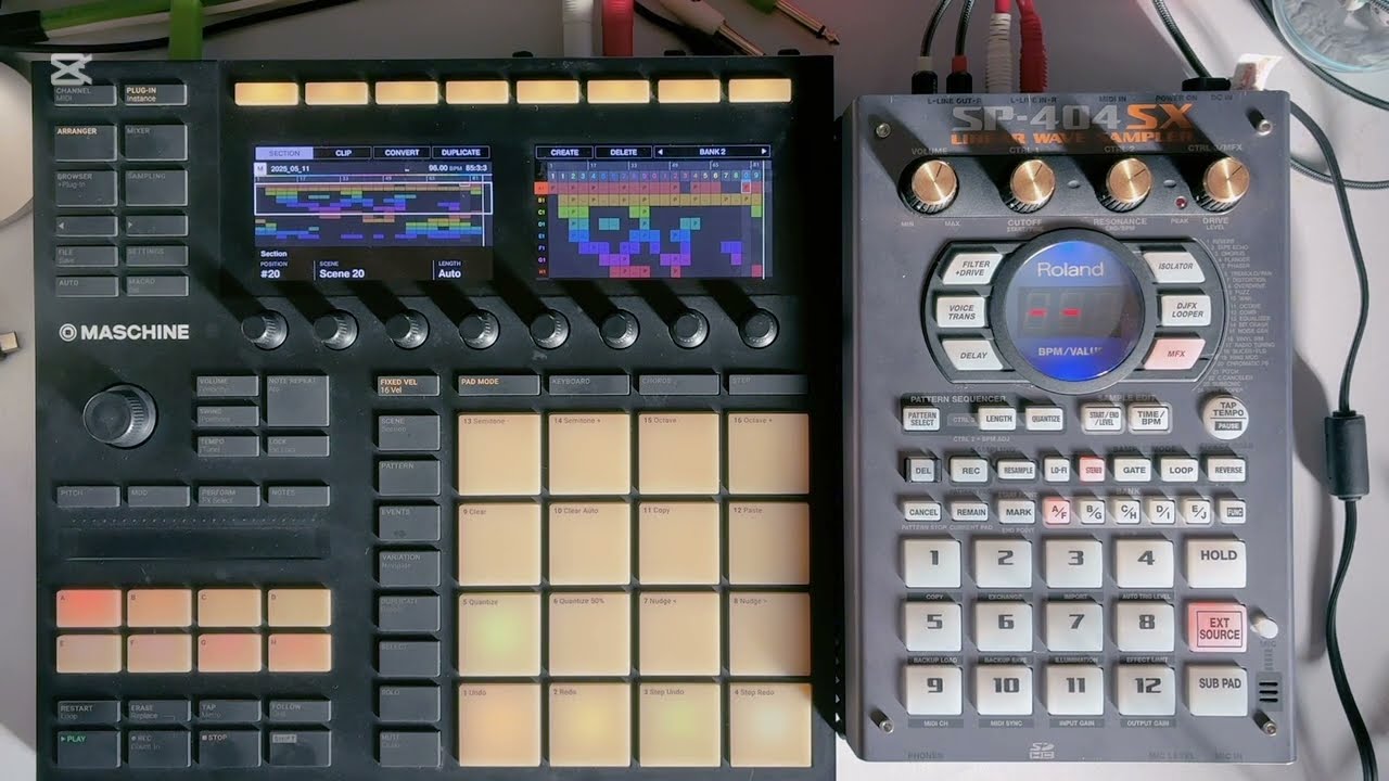 2025.05.11 MASCHINE MK3 Cuts through the darkness Beats with SP-404sx