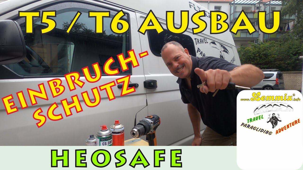 HEOsafe Türsicherung Montage Einbruchschutz Diebstahlschutz Campervan Wohnmobil Vanlife RVing Lemmix