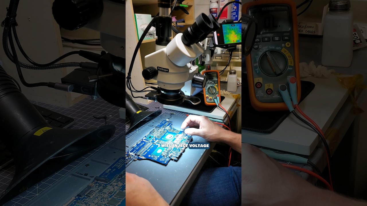 Game Over? Gaming Laptop GPU Repair Fix  #shorts #laptoprepair #computerrepair