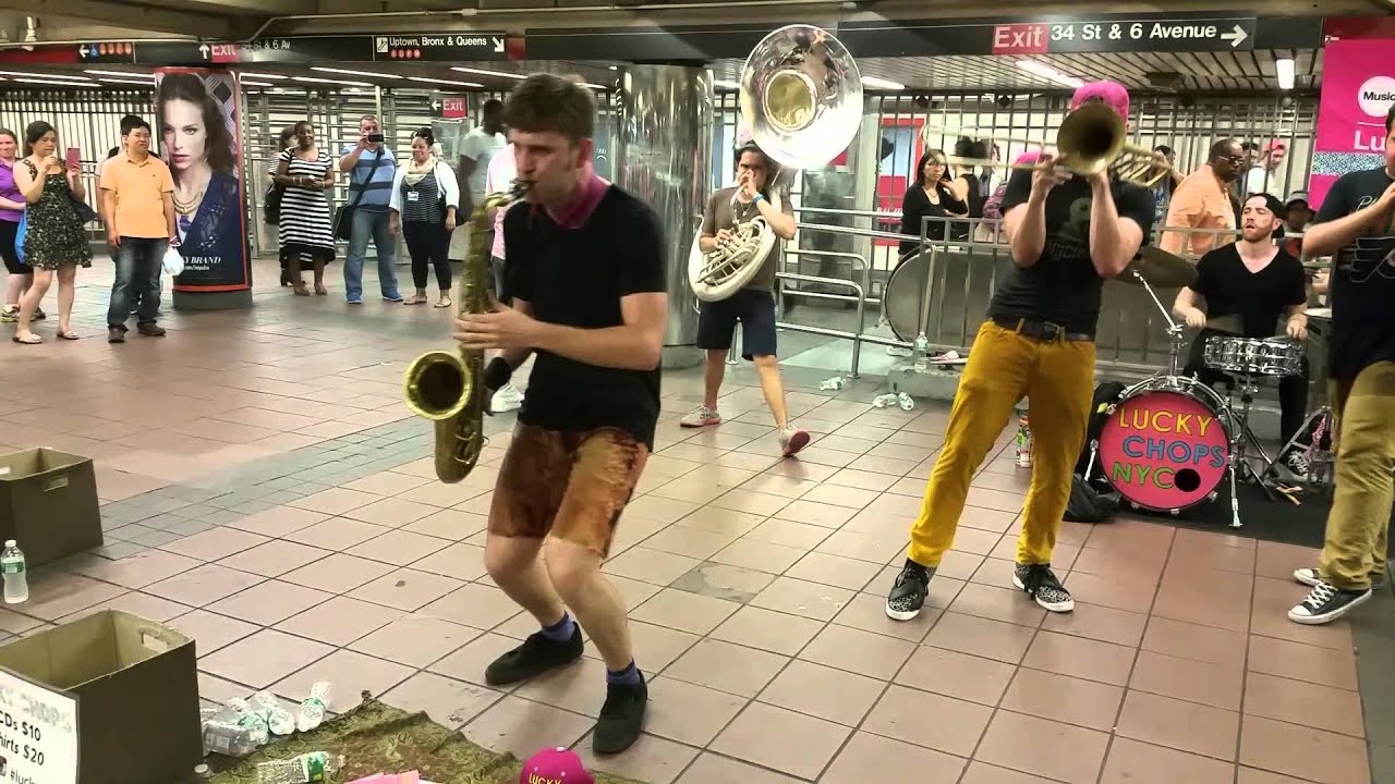 Lucky Chops NYC_Stand by me (34th St. Herald Sq. NYC_09/09/15)