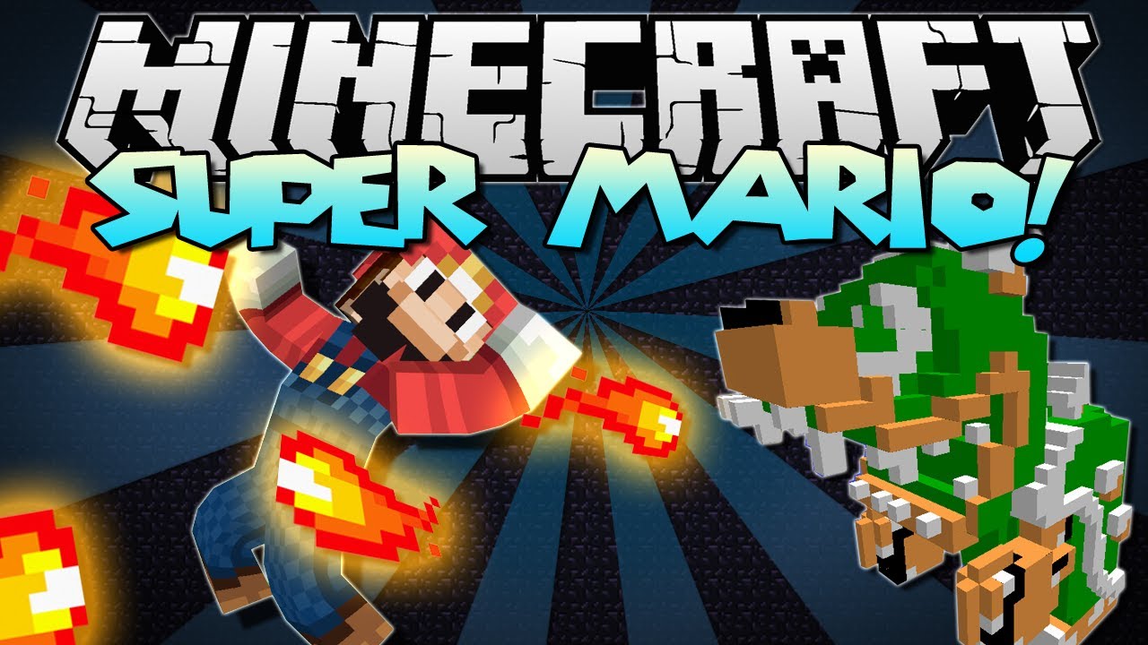 Minecraft | SUPER MARIO! (Bowser, Powers, Mobs & More!) | Mod Showcase [1.5.2]