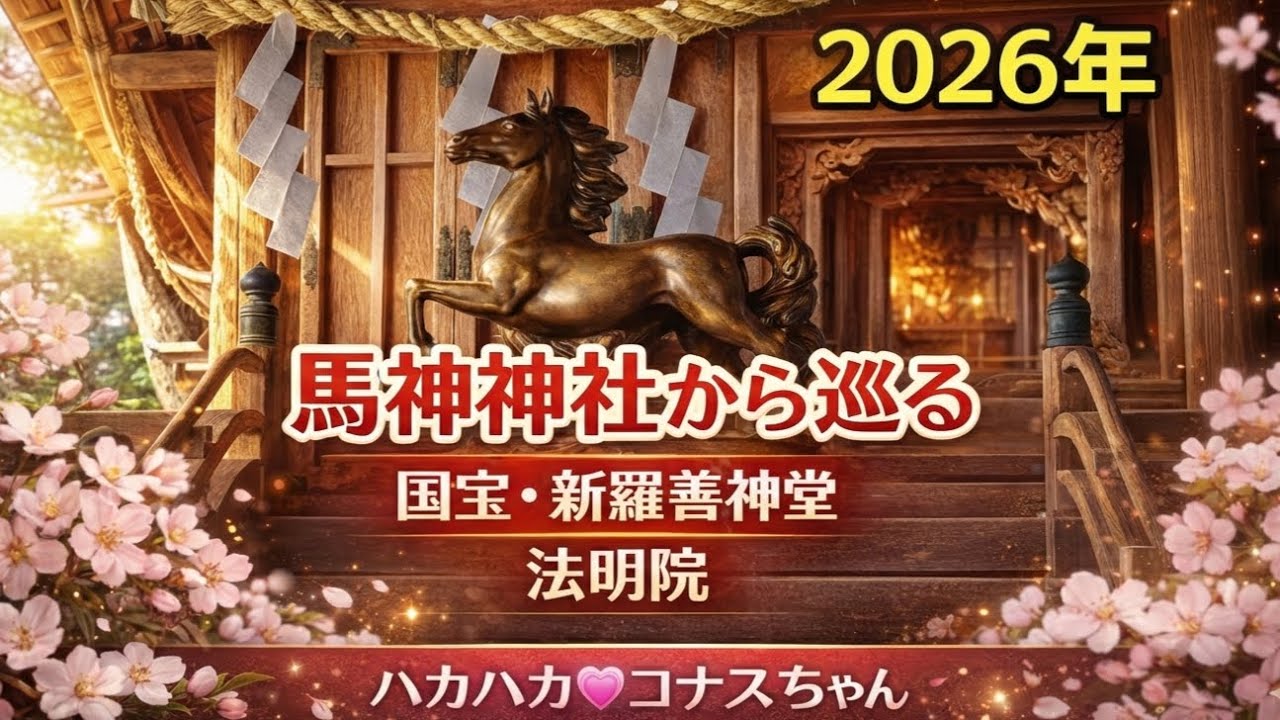 三井寺の隣に「馬の神様」!?新羅三郎・フェノロサ​#馬神神社 #午年 #滋賀観光 #長等神社 #新羅善神堂 #法明院 #2026年