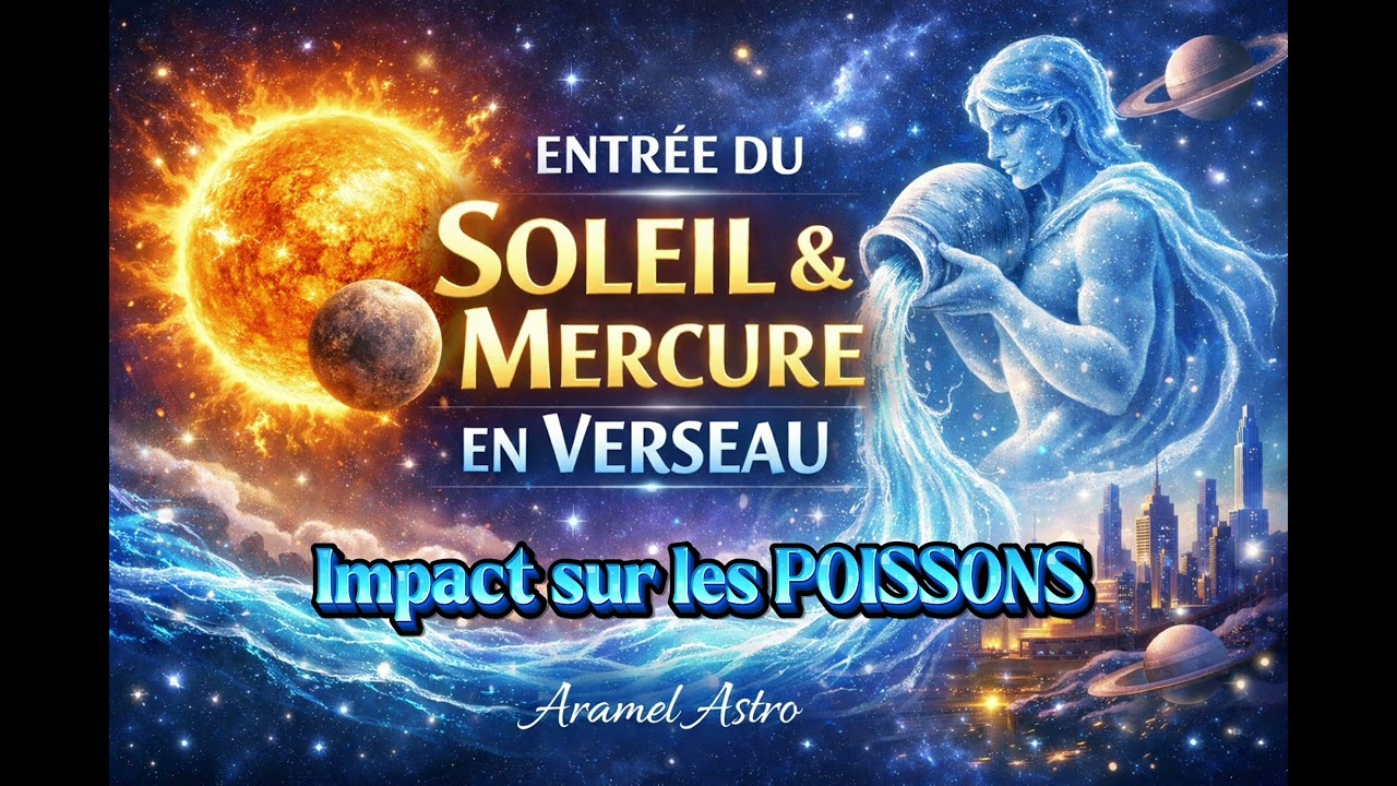 POISSONS I SOLEIL ET MERCURE EN VERSEAU 