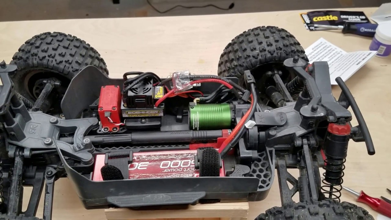 Установка бесщеточного обновления ARRMA GRANITE 4X4