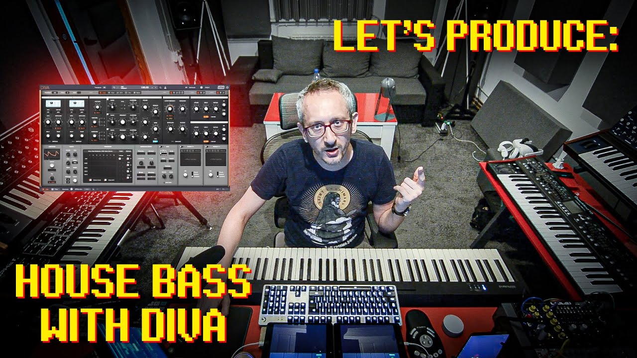 Let's produce LIVE #2: house bass with DIVA (and Pigments!)